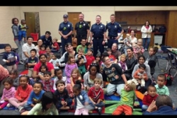 CCFD spends storytime with kids at Julian Dixon Library