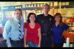 Enjoying Coffee With a Cop