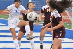 Girls’ soccer team gets a kick out of first win